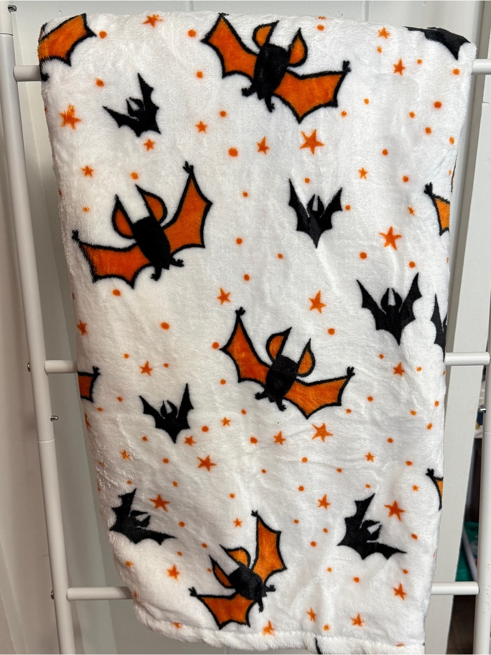 Halloween Bat Plush Throw Blanket